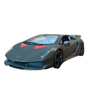 Lamborghini Sesto Elemento 1:24 model car by burago gray and red